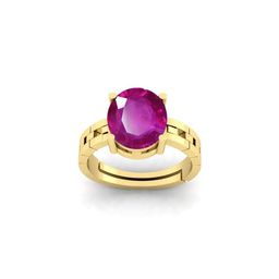 Todani Jems 9.25 Ratti Ruby Gemstone Adjustable Ring-40