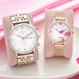 JOKER & WITCH Chris & Alba Analogue Couple Watches-38