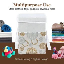 Kuber Industries White Set of 4 Regular Multi-Utility Organisers image 5