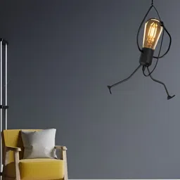 GAUVIK Black Ceiling Lamp image 2