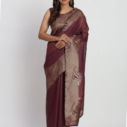 Astita Ethnic Motifs Woven Design Zari Saree-image-62