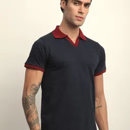 DILLINGER Polo Collar Cotton T-shirt-image-15