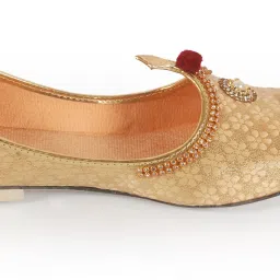 GOLD RUBBY WEEDING JUTTI 10 Mojaris For Men-picture-40
