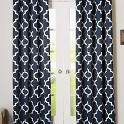 Dekor World Multicoloured Set of 2 Long Door Curtain-41