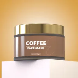 FEBELVN Coffee Clay Face Mask For Glow & Blackhead Removal- 50 g-14