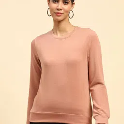 Global Republic Women Round Neck Pullover Sweatshirt-image-80