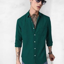 SZN Men Multi Solid Polyester Standard Casual Shirts-picture-48