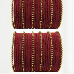 SAVORADE Maroon Stainless Steel Bangle-picture-46