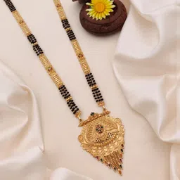 TKRB SALES Gold-Plated Artificial Beads Mangalsutra-picture-4