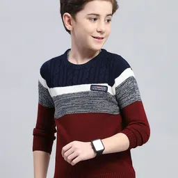 Monte Carlo Boys Striped Pullover-image-98