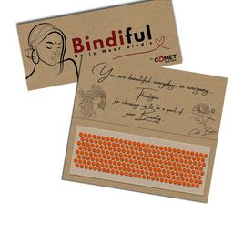 Comet Busters Bindiful Daily Wear Traditional Bindis- Orange-57
