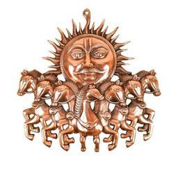 apka mart 7 Running Horse With Sun Wall Hanging-picture-7