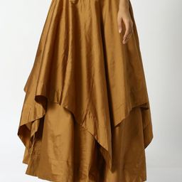 De Moza A-Line Maxi Skirt-image-79