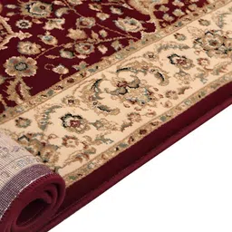 Sapana Carpet-Mats Maroon & Beige Ethnic Motifs Rectangular No Shredding Carpet image 5