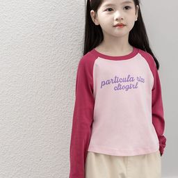 LULU & SKY Girls Typography T-shirt-picture-39