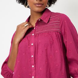 max Women Shirt Style Self Design Top-image-87