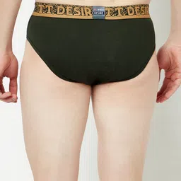 T.T. Men Pack Of 2 Desire 100% Combed Cotton Front Open Basic Briefs image 3
