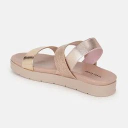 Marc Loire Textured Flatform Heels With Backstrap image 2