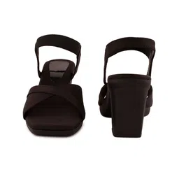 DEAS Square Toe Block Heels With Backstrap image 2