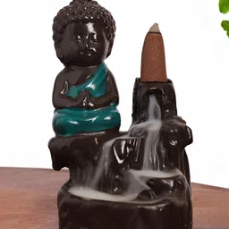 INTERNATIONAL GIFT Green Buddha Idol Showpiece-43