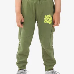 SuperBottoms Kids Olive Stretchable Baby Pants Premium Cotton Track Pant-image-19
