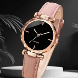 WATCHSTAR Women Stainless Steel Dial & Leather Straps Analogue Watch MG Leather Peach AvWS-picture-1