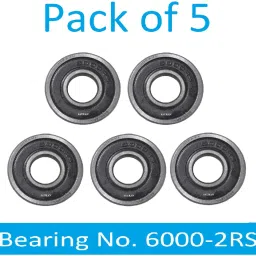 Pack of 5 Ball Bearing 6000 2RS with 10mm inner and 26mm outer (BER60.2) Wheel Bearing-image-27