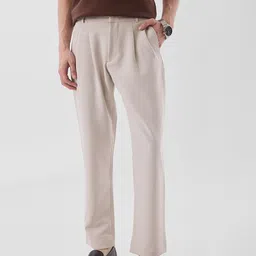 Snitch Men Tailored Slim Fit Pleated Trousers-image-70