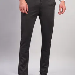 VOGAAN Men Comfort Regular Fit Mid-Rise Formal Trousers-image-21