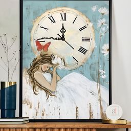Art Street Blue & White Abstract Canvas Wall Art-19