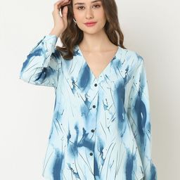 NOT SO PINK Women New Collarless Floral Printed Casual Shirt-image-38