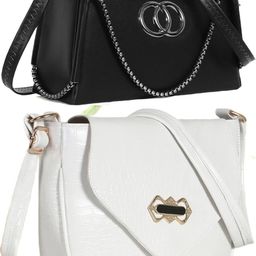 reprox Black, White, White Women Sling Bag Stylish Forever Young Sling Bag For Women And Girls-picture-42