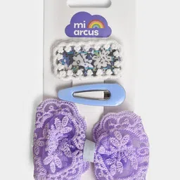 MiArcus Girl Set of 3 Tic-Tac Pins Hair Ties Hair Accessories-7