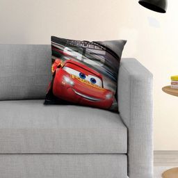 Disney Red & Black Printed Square-Shaped Pre-Filled Cushion With Cover-27