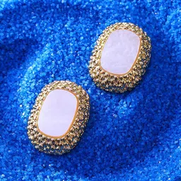 SOHI Contemporary Studs Earrings-65