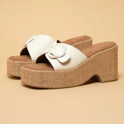 ERIDANI Wedge Sandals with Buckles-33