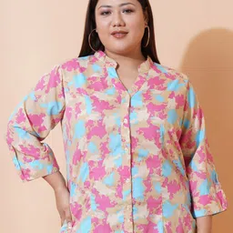 U&F Beyond Women Relaxed Floral Opaque Printed Casual Shirt-picture-23