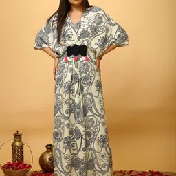 Moda Rapido Women Bandhani Printed Regular Gotta Patti Chanderi Cotton Kurta with Trousers & With Dupatta-picture-9