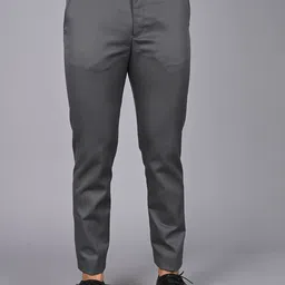 MANCREW Men Smart Regular Fit Mid-Rise Formal Trouser-image-41