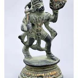 Exotic India Gunmetal-Toned Religious Idol Showpiece-image-9
