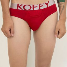 KOFFY Men Solid 2 Pcs Cotton Mid Rise  Basic Briefs KOFFY_KI23_TGRD_GN_2PC-picture-38