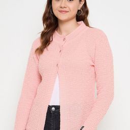 CREATIVE LINE Women Woollen Longline Cardigan-image-59