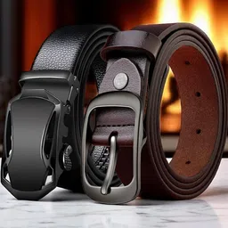 Provogue Black Formal Slim Belts-image-97