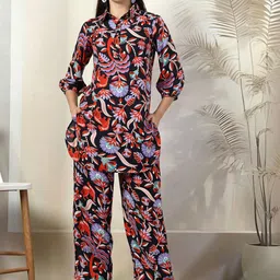 plusS Printed Pure Cotton  Shirt With Trousers Co-Ords-picture-49