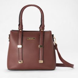Forever Glam by Pantaloons PU Structured Sling Bag with Tasselled-24