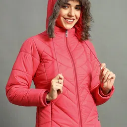 VERO AMORE Women Polyester Lightweight Bomber Jacket-image-44