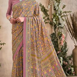 Reboot Fashions Floral PrintedSaree with Unstitched Blouse Piece-image-27
