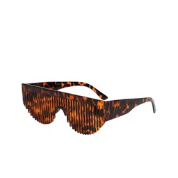 AUGEN Unisex Brown Lens Textured Sunglasses-52