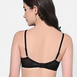 FIMS Pack Of 2 Floral Printed Full Coverage Lightly Padded Bra With All Day Comfort image 4