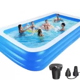 10 feet Big Size Swimming Pool Tub for Kids and Adults Inflatable Swimming Pool-27